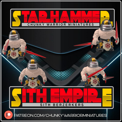 martillo estelar sith imperio juego estrella guerras soldado soldados espacio infantería marina dnd berzerkers berzerker 3d print model - Mito3D