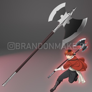 stark axe poleaxe cosplay - frieren beyond journey's end fern high poly prop staff wand soso 3d print model - Mito3D