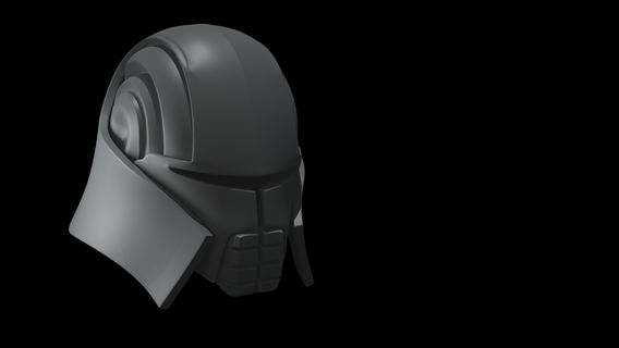starkiller casco Moda cosplay guerra Galaxias mandaloriano beskar 3d print model - Mito3D