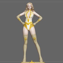 yıldız ışığı erkekler Amazon heykel heykelcik Sanat vatandaşı kız Kadın kadın güzel seksi Şirin 3d Yazdır kahraman hayret Süpermen karakter 3d print model - Mito3D