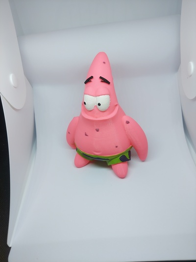 starring patrick sponge bob star squid ward cartoons toys figure 3d print model - Mito3D