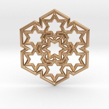 starry pendant jewelry pendulous stars 3d print model - Mito3D