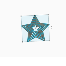 estrelas 5 3d print model - Mito3D