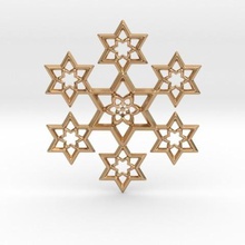 stars pendant jewelry pendulous 3d print model - Mito3D