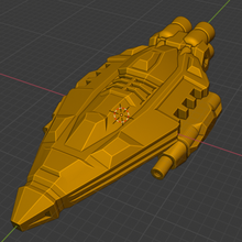 stars steel ship miniatures starships nano scale and 3d print model - Mito3D
