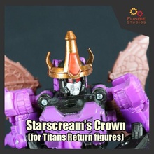 di starscream corona titani restituisce figure gioco trasformatori 3d print model - Mito3D