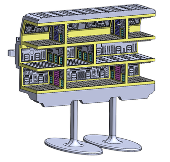 starship middle battle scenario 28mm size game battleship ship space marine 3d print model - Mito3D