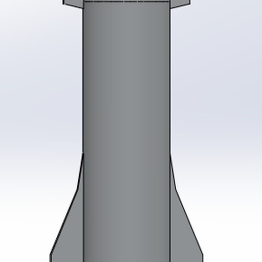 nave estelar sn15 spacex nasa cohete 3D print model - Mito3D