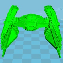 astronave di guerre gioco starwars 3d print model - Mito3D