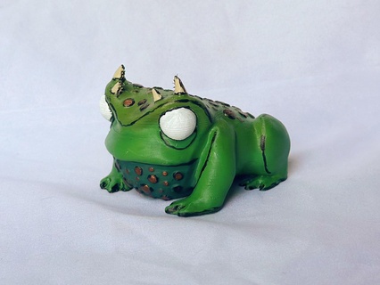 starve - frog starve frog animal starve together  3d print model - Mito3D