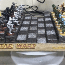starwars ajedrez juego los juguetes de juguete juegos guerras estrella el 3d print model - Mito3D