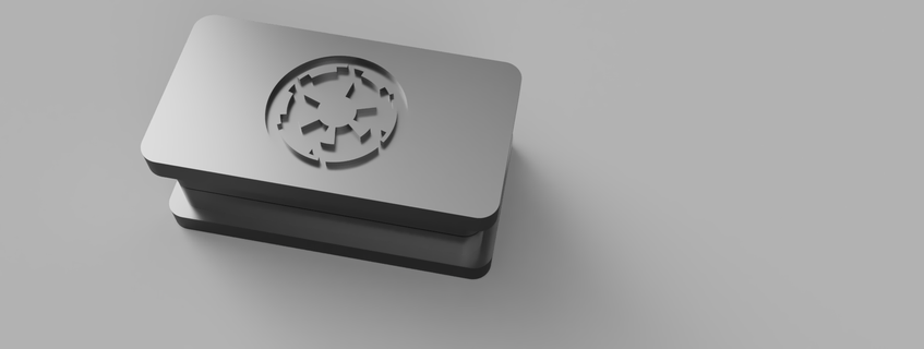 Guerre stellari imperiale scatola jedi sith lucas film 3d print model - Mito3D