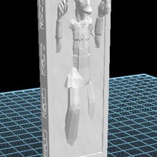 starwars jar binks carbonite mandalorianas jogo 3d print model - Mito3D