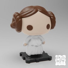 starwars princess leia organa updated game collectible collection miniature figurine action figure toys toymaker purakito plakit2 movie tv show star wars 3d print model - Mito3D