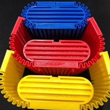 stash stack flexy boxes tool tools box stackable fun elegant container 3d print model - Mito3D