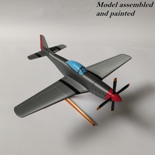 static model kit wwii warbird aircraft airplane ww2 fighter propeller mustang p 51 3d print model - Mito3D