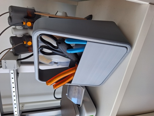 stationär nützlichkeit werkzeugkasten lager veranstalter schonen teile werkstatt studio büro kompakt printinplace werkzeuge desktop 3d print model - Mito3D