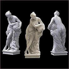 statua art figurina carattere umana la decorazione scansione donna scultura 3d print model - Mito3D