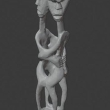 heykel sanat adam çocuklar basılmıştır heykeller dekorasyon 3d print model - Mito3D