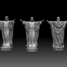 statue christ redeemer 3d print model - Mito3D