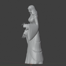 Statue dibella ältere Schriftrollen Vergessenheit Kunst Skulptur Spiel dnd 3d print model - Mito3D