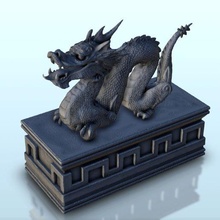 statue dragon carved base 6 - china asia japan warhammer age sigmar 3d print model - Mito3D