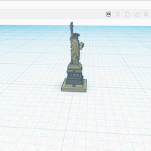 statue liberté 3d print model - Mito3D