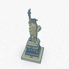 estátua liberdade arquitetura halotbuilding 3d print model - Mito3D