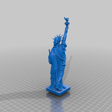 estatua libertad base edificio 110 partes soltero articulación Arte Francia dama Monumento York patriotismo unido esculturas 3d print model - Mito3D