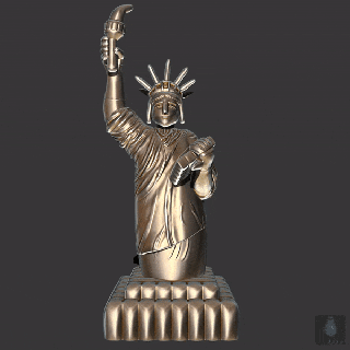 statue liberté mieux appel saul art rupture mauvais Walter blanc Homme gonflable Dame Jimmy mcgill sculpture zbrush 3d print model - Mito3D