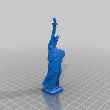 Statue Freiheit bearbeitet Buch Architektur Makerbot Mrricketts Gebäude Strukturen 3d print model - Mito3D