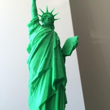 statue liberty repaired architecture buildings structures usa sketchup seetheworld netfabb makeredchallenge flashforge creator pro famous engineering autodesk art 3d printing 123d design catch 3d print model - Mito3D