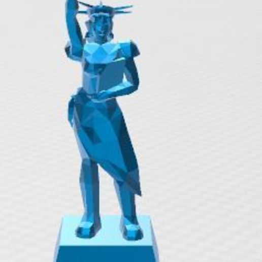 statue liberty usa various 3D print model - Mito3D