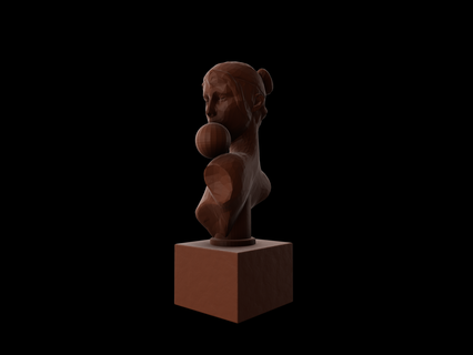statue od women 3d print model - Mito3D