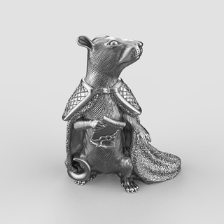 statue s002 jewelry products ring gold silver 3dmodel 3dprinting rhinoceros zbrush statuette statue  3d print model - Mito3D