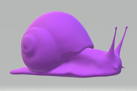 statue snail statue snail  3d print model - Mito3D