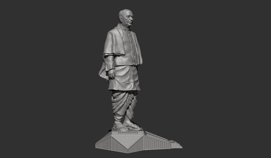 statue unity Art of sardarvallabhbhaipatel sardarpatel vallabhbhaipatel 3d print model - Mito3D