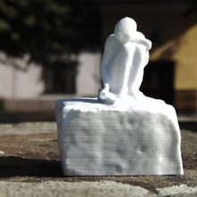 statue virgin art czechia 3d print model - Mito3D
