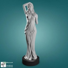 estátua mulher nu arte fêmea Projeto decoração fantasia clássico 3d print model - Mito3D