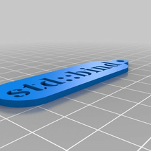 std bağlamak fob moda Aksesuarlar 3d print model - Mito3D
