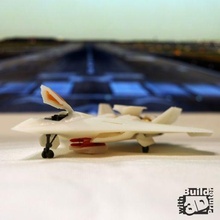 furtif air combattant gadget aircrfat avion jet supériorité 6th génération 3d print model - Mito3D