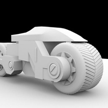 Stealth Zyklus Fahrräder Autos sci fi futuristisch Spielzeug Spiel Cyberpunk 3dmodel animiert Kunst 3d print model - Mito3D