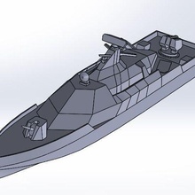 stealth ship special architecture war england elizabeth mini 3d usa nato art rc model battleship printing tool maker game 3d print model - Mito3D