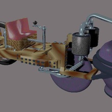 steam car various haulage 3d print model - Mito3D