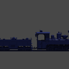 steam locomotive 3d print model - Mito3D