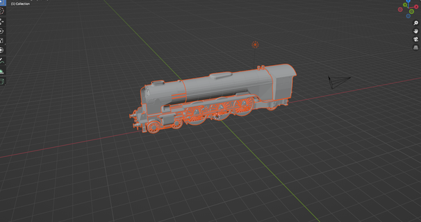 vapor locomotora a1 grano pimienta locomotoras trenes 3d print model - Mito3D