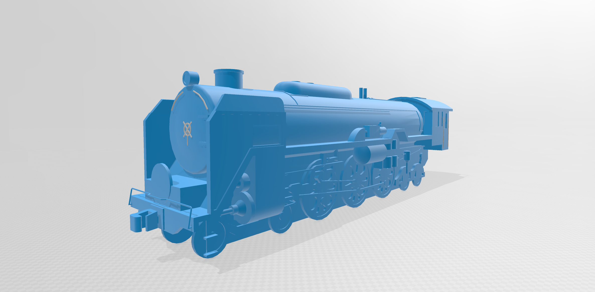 buhar lokomotif model 3D print model - Mito3D