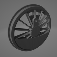 steam locomotive wheel 1 225 3d print model - Mito3D