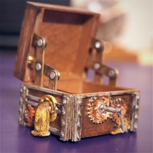 steam punk cerniera box fashion accessory container cosplay costume detailed dynamic holder lid makerbotdigitizer movie moving pirate prop retro steampunk 3d print model - Mito3D