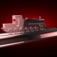 vapeur train 3d print model - Mito3D